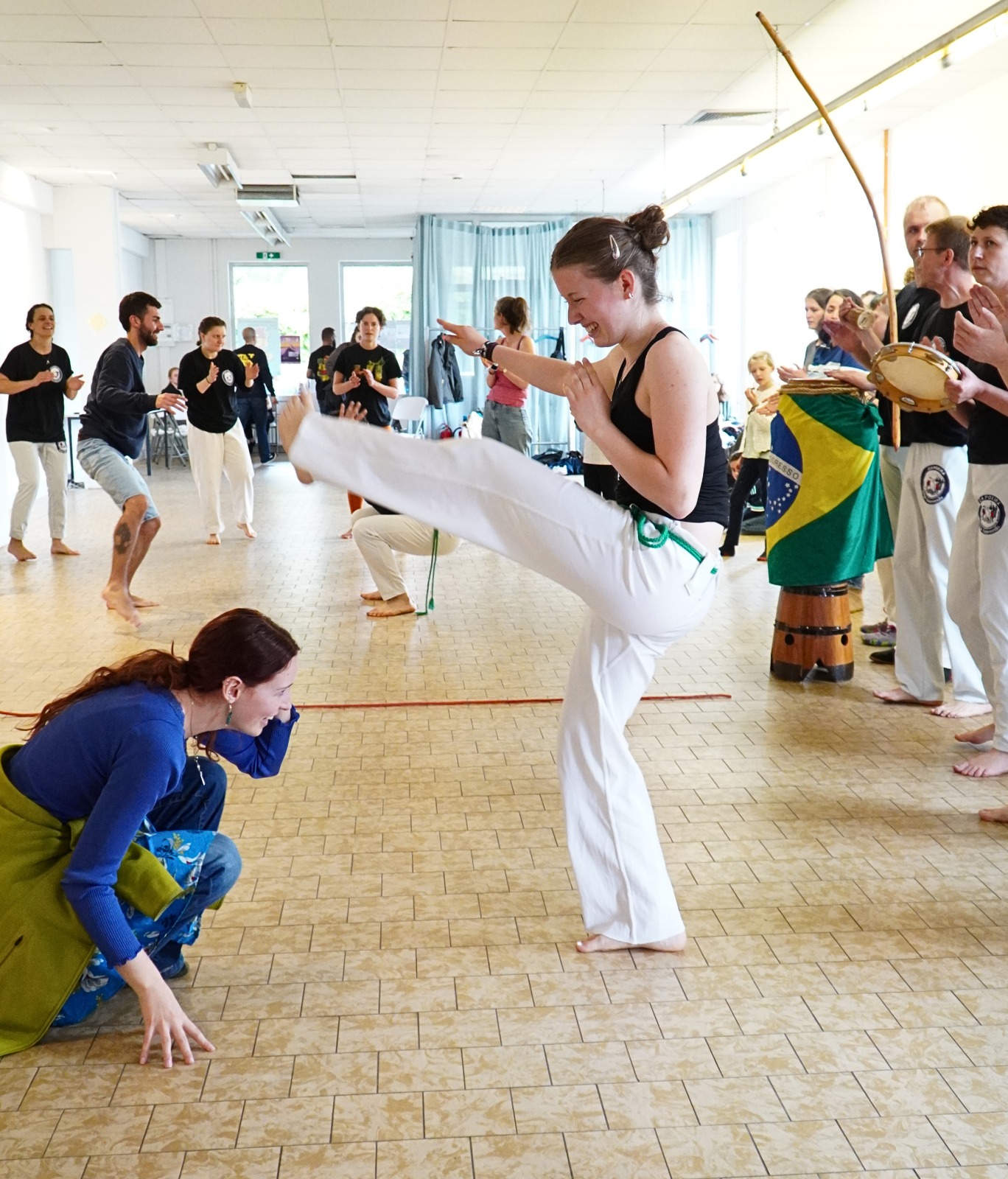 Capoeira-Workshop und Show beim La.tina-Festival in Flensburg